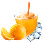 Suroviny na ledovou tříšť a frappé - pomeranč