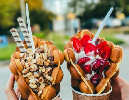 Prášek na výrobu Bubble waffle