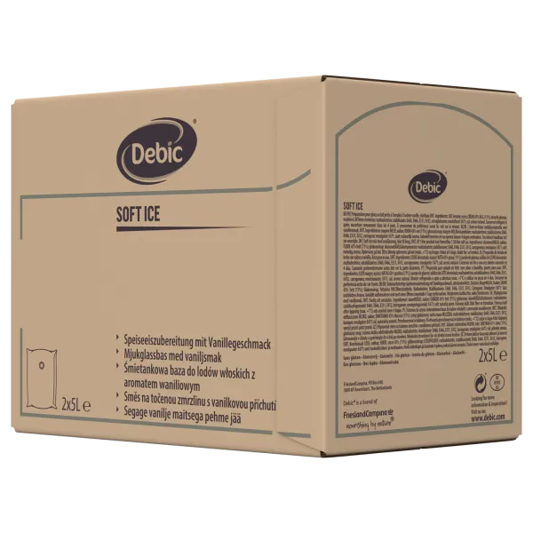 tekutá směs pro přípravu točené zmrzliny - smetana