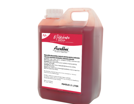 Sirup k ochucení milkshaku - jahoda