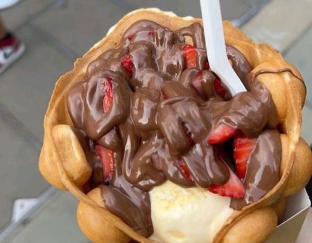 Prášek na výrobu Bubble waffle