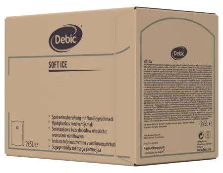 tekutá směs pro přípravu točené zmrzliny - smetana