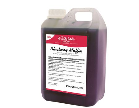Sirup k ochucení milkshaku - Blueberry-Muffin