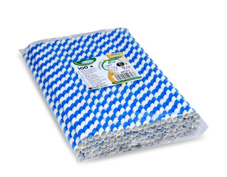 Slámka papírová /barevná