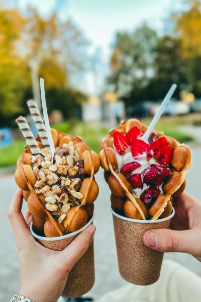 Prášek na výrobu Bubble waffle