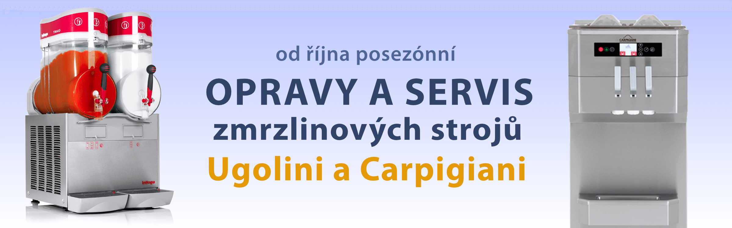 Servis a oprava zmrzlinových strojů