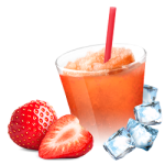 Suroviny na ledovou tříšť a frappé - jahoda