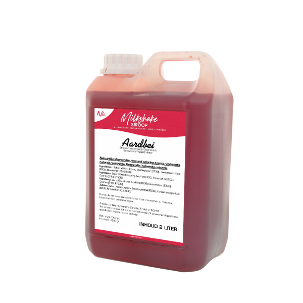 Sirup k ochucení milkshaku - jahoda